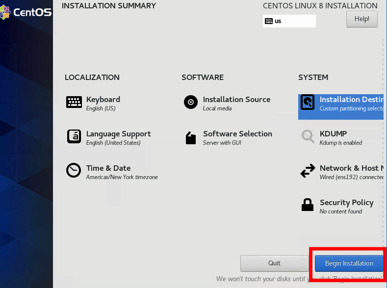 RHEL 8 /CentOS 8, Step By Step Easy Installation Guide | TheWEIRDO.net