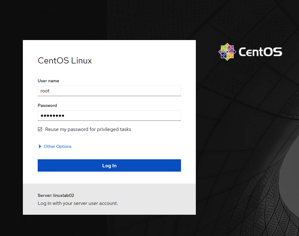 Cockpit centos 8 настройка